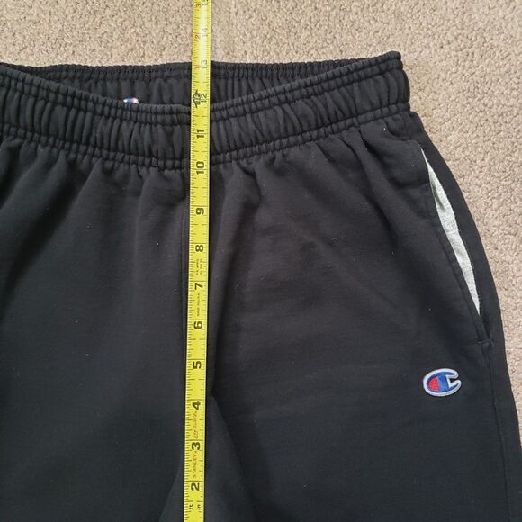 Lot Of 2 Champion Spellout Size Small Mens Black & Gray Jogger Sweatpants - Picture 10 of 13